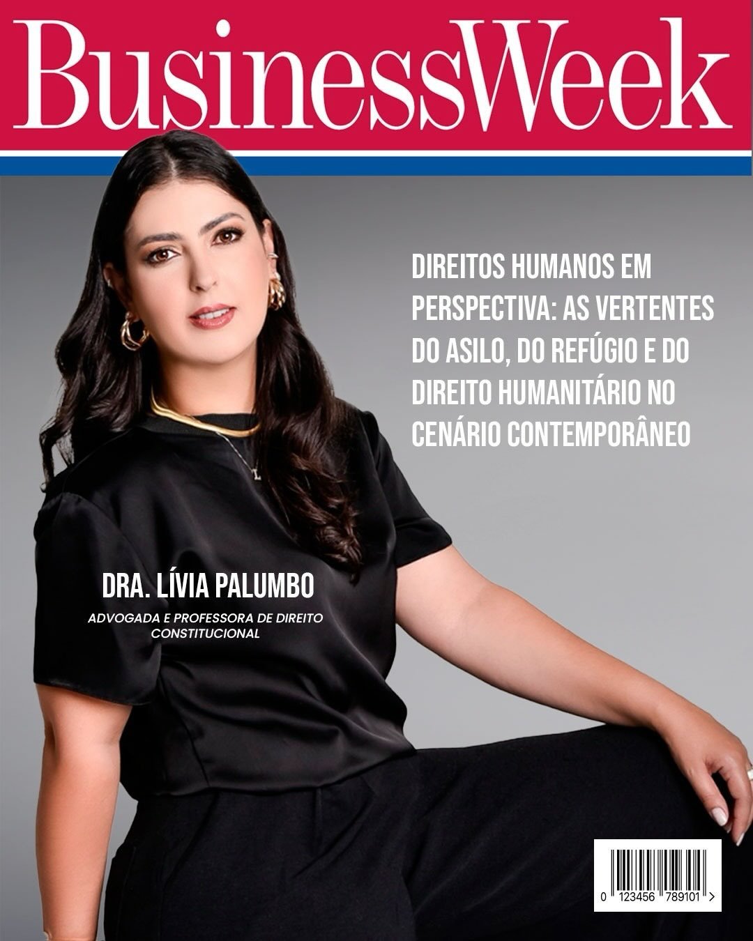 Anna Lourensetti — capa de revista editorial